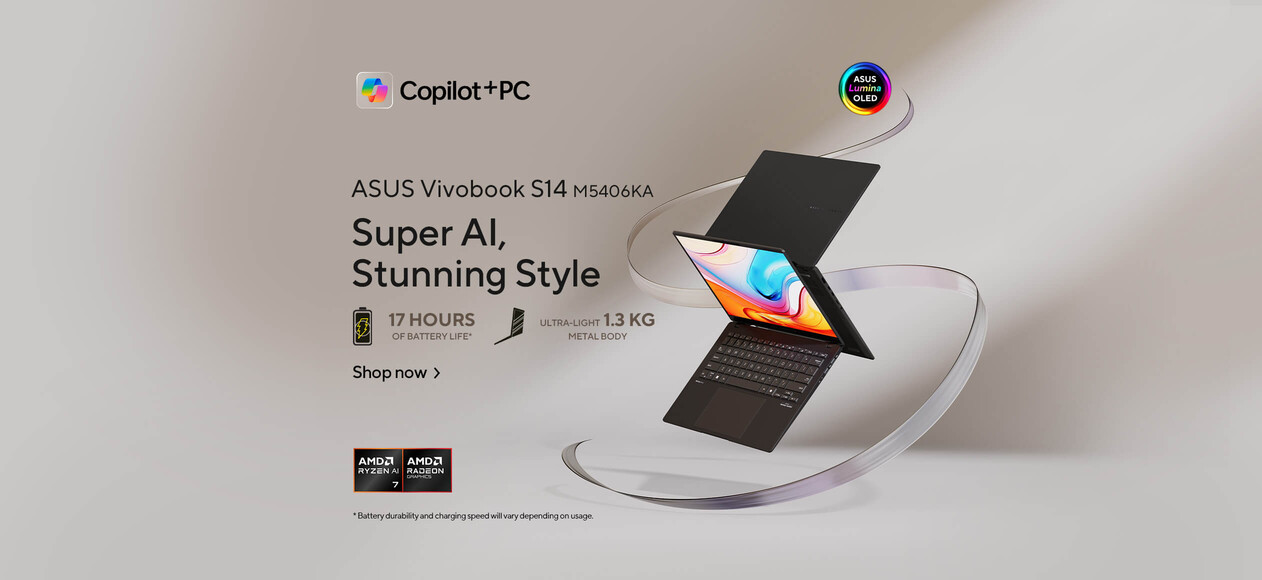 ASUS Vivobook S14 M5406KA Shop Now