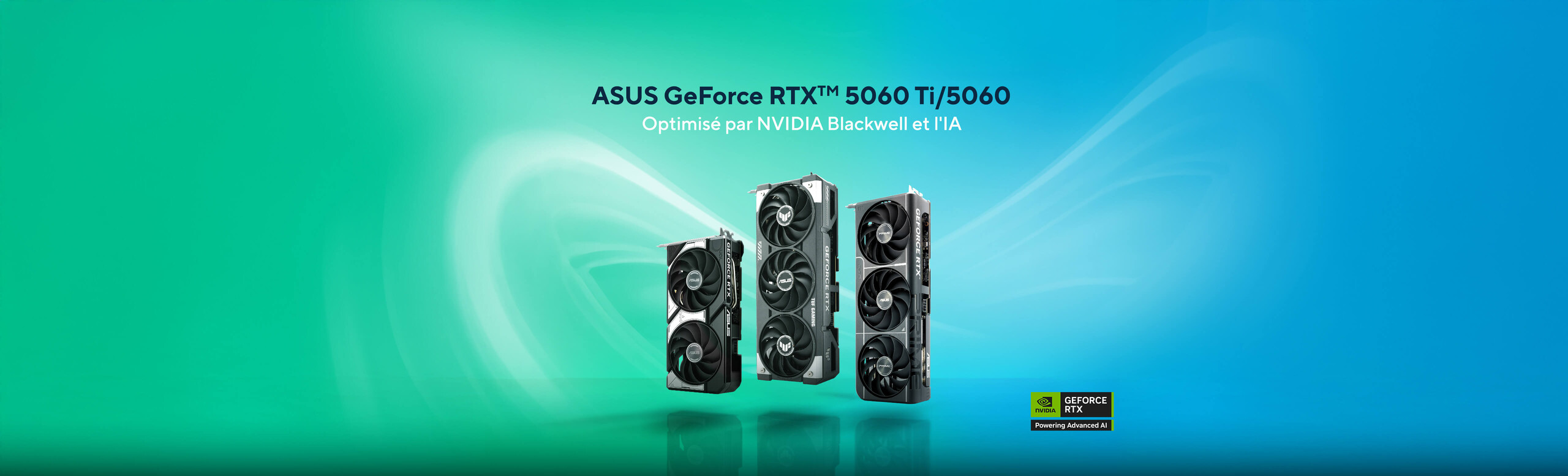 ASUS GeForce RTX 5060 Ti and RTX 5060 banner
