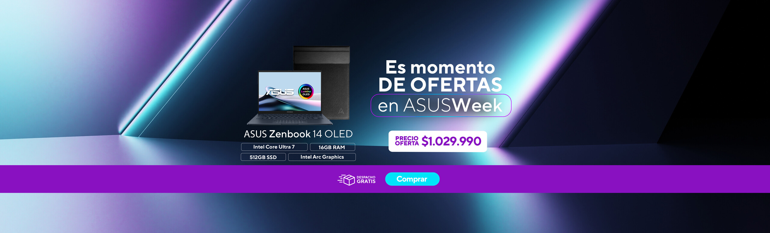 ASUS week chile Zenbok 14 oled