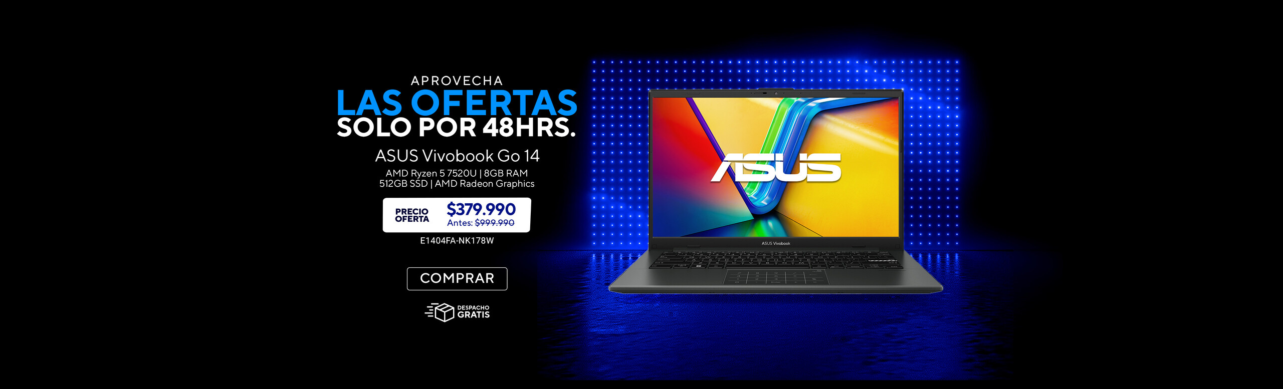SOLO X 48 HORAS VIVOBOOK GO 14