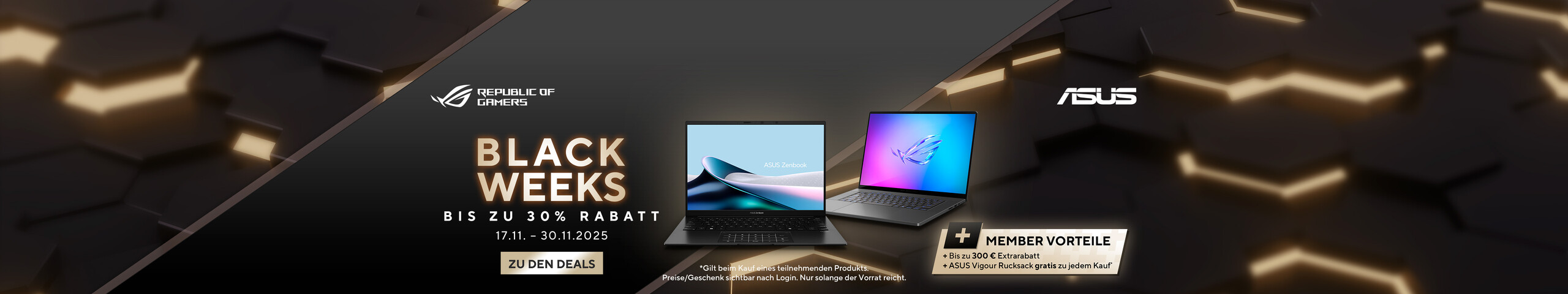 ASUS Black Friday Weeks 2025