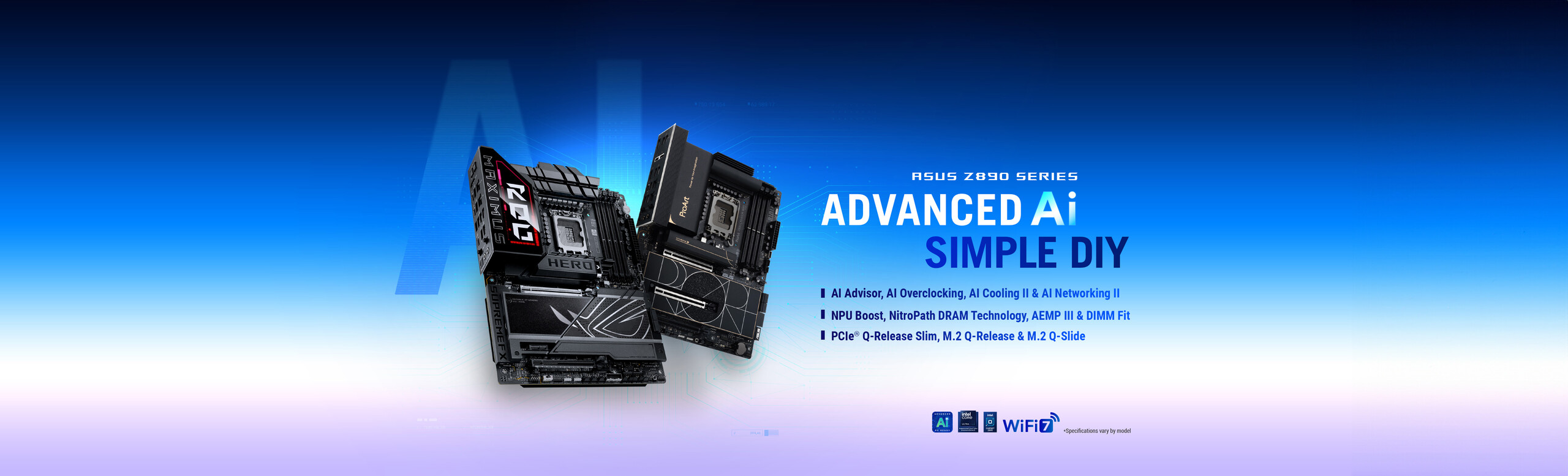 ASUS Z890 Series Banners