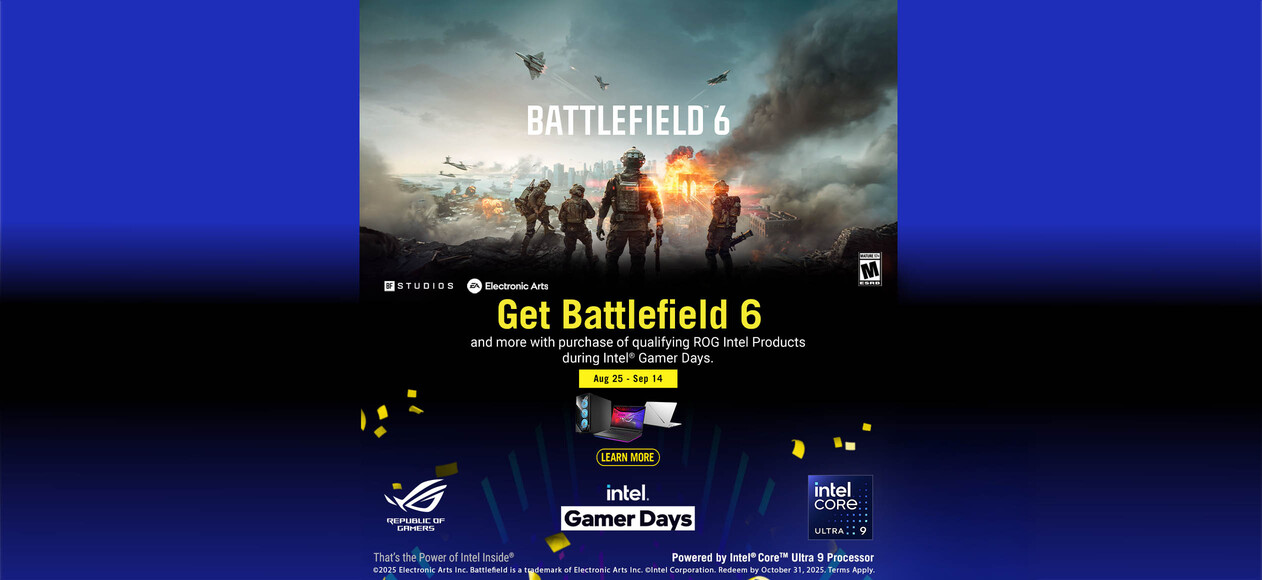 Intel Gamer Days Battlefield 6 Bundle