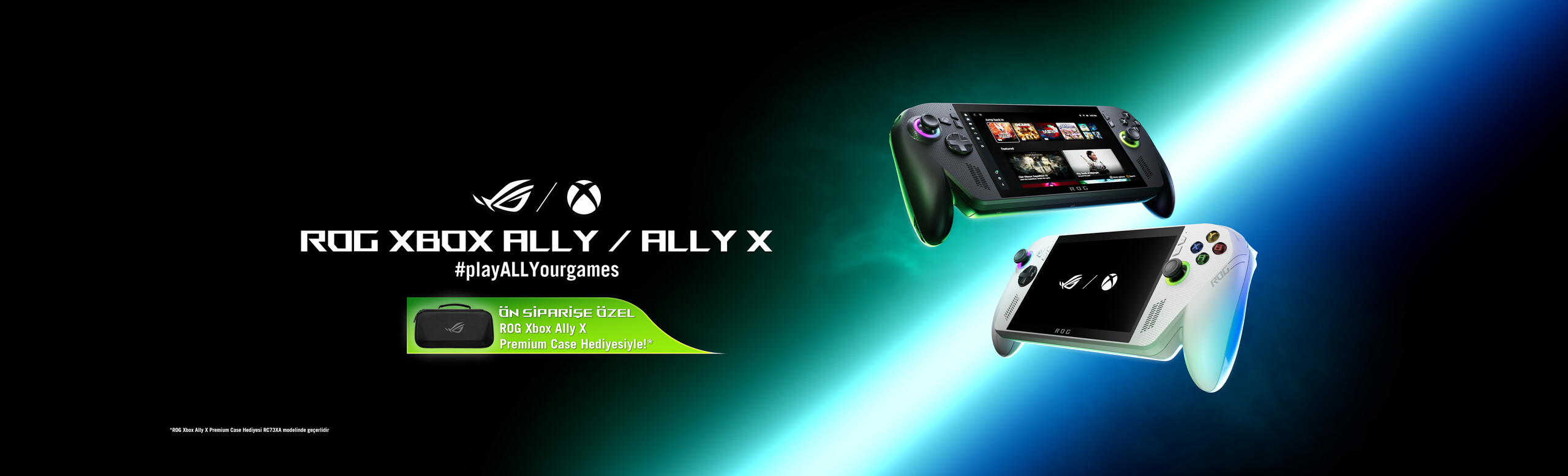 ROG Xbox Ally X ön siparişe özel Premium Case hediyesiyle!