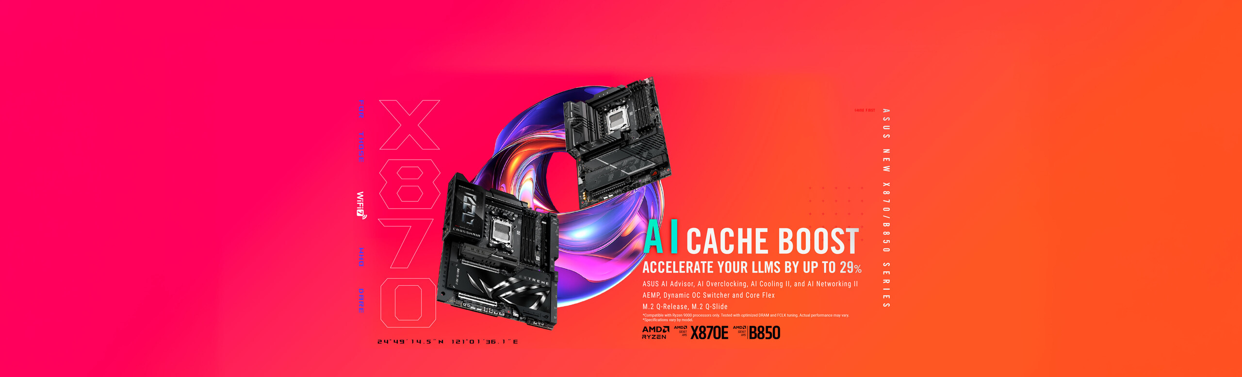 ASUS new X870/B850 Series