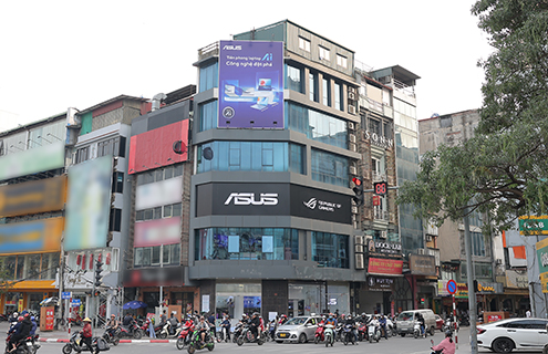 hình ảnh bên ngoài asus exclusive store