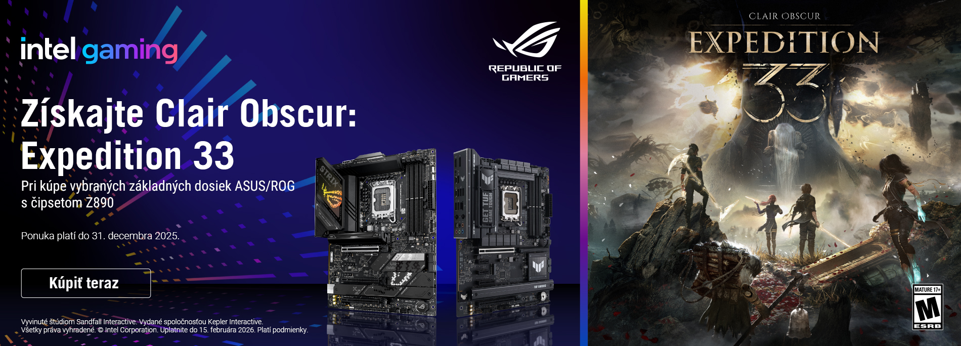 [ASUS x Intel] Expedition 33 Game Code Redemption