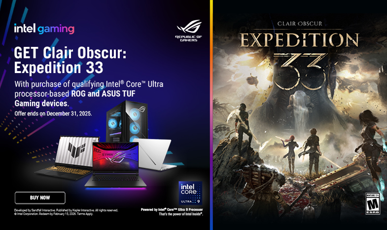 Get Clair Obscur: Expedition 33 with Purchase of Eligible ROG/TUF Gaming device