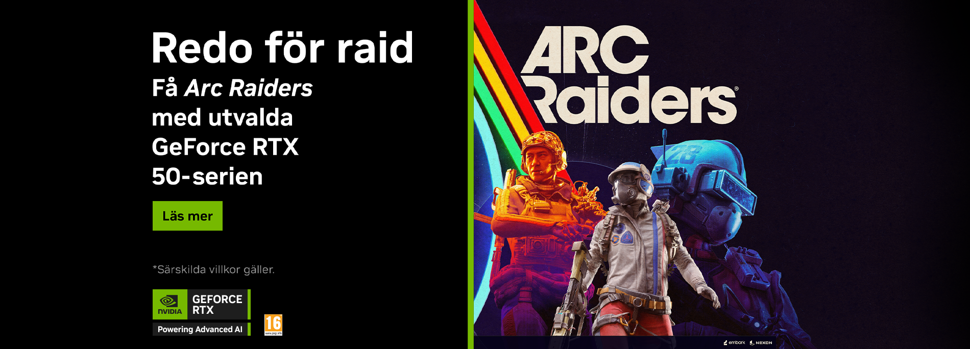 Handla hos ASUS Store - få ARC med utvalda GeForce RTX 50 Series.