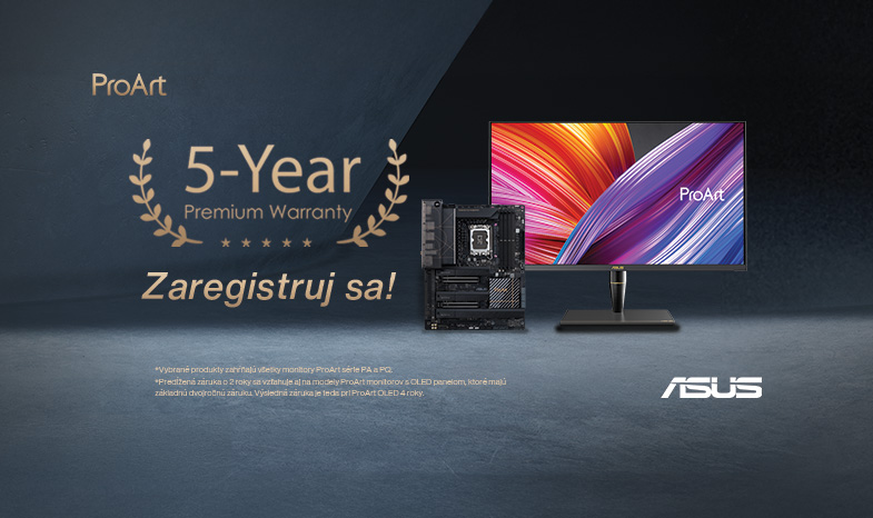 ProArt 5-ročná predĺžená záruka