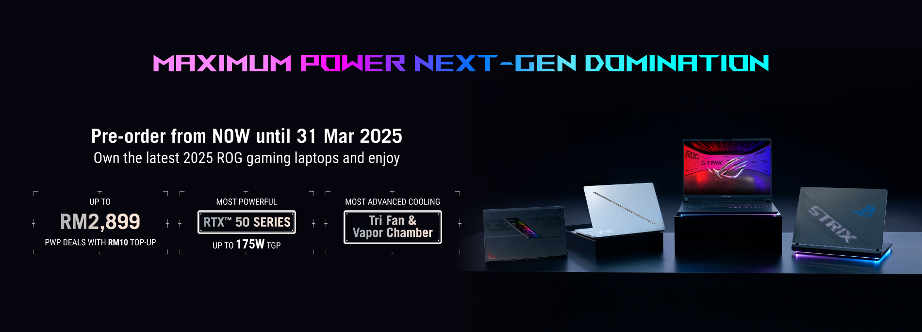 Pre-Order New 2025 ROG RTX™50 Lineup with PWP Deals & Redeem Free Copy of Monster Hunter Wilds*
