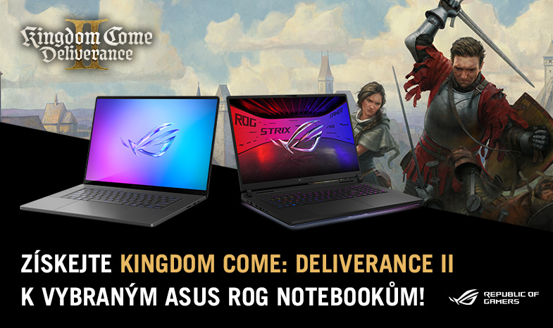 Získejte Kingdom Come: Deliverance II k vybraným ASUS ROG notebookům! 