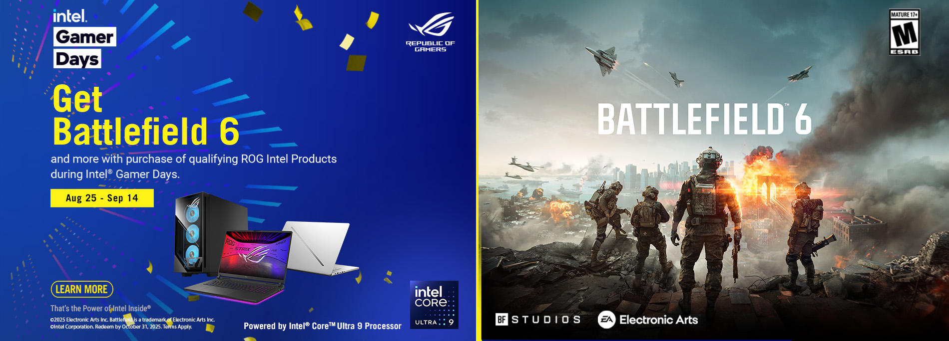 Intel Gamer Days Battlefield 6 Bundle