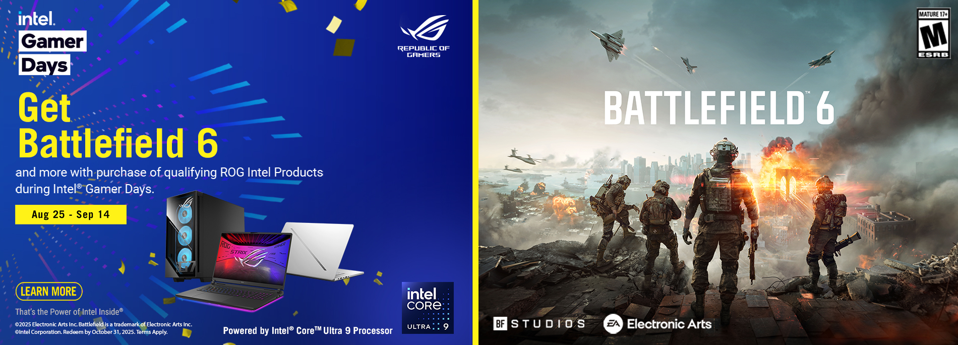 Intel® Gamer Days 2025 - Battlefield 6