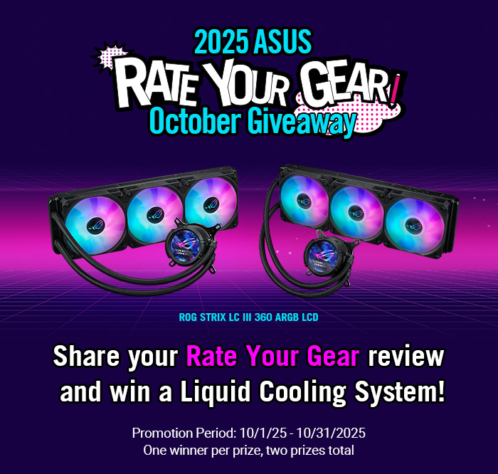 Leave a genuine review of your ASUS product to help others find the right products! 