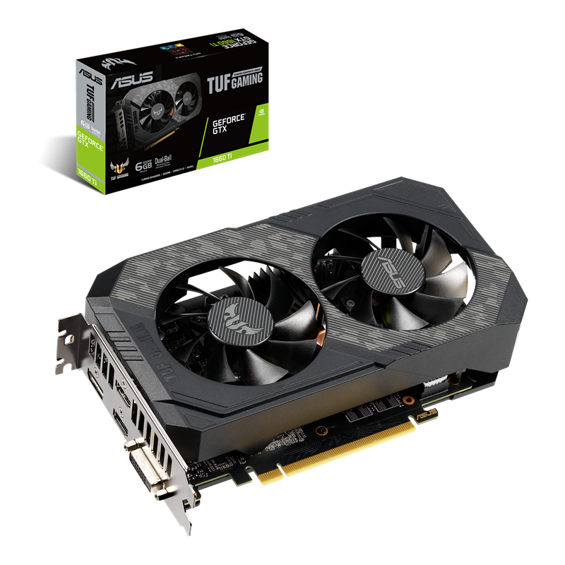 ASUS Phoenix GeForce GTX 1630 4GB packaging and graphics card