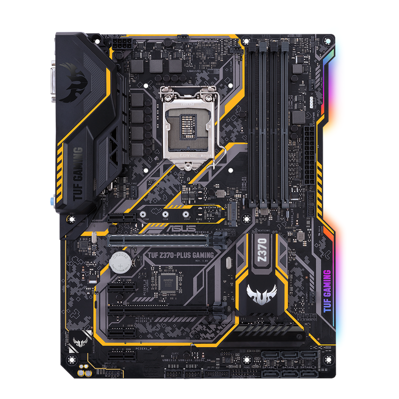 TUF Z370-PLUS GAMING front view