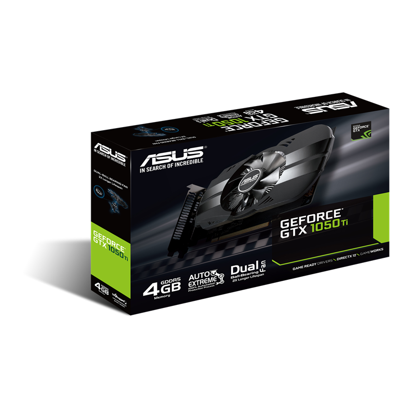 Phoenix GeForce GTX 1050 Ti OC OC packaging