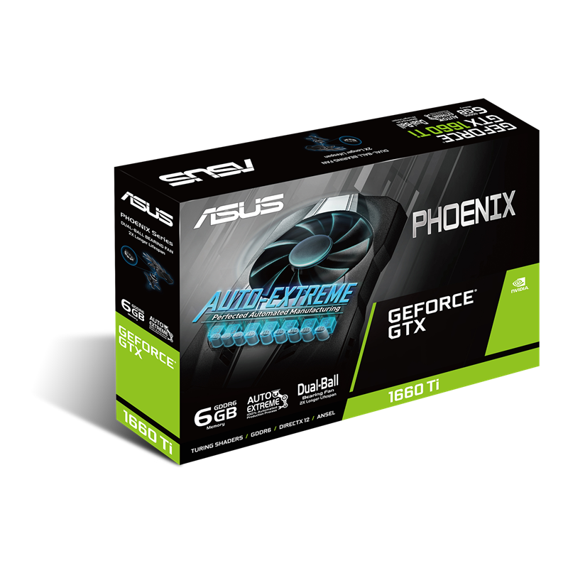 ASUS Phoenix GeForce GTX 1660 Ti packaging