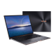 ZenBook S UX393 angled view from the front and the other view from the cover. 