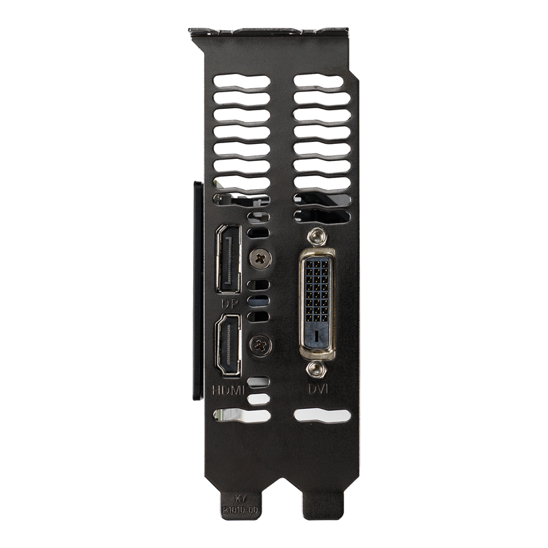 ASUS GeForce GTX 1650 4GB GDDR5 graphics card, I/O ports 