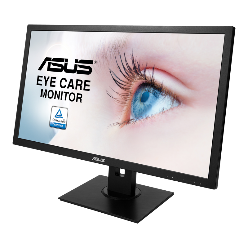 VP248HL, front view, to the left, tilted 15 degrees