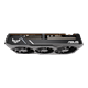 ASUS TUF Gaming X3 Radeon RX 5700 EVO graphics card, top view, highlighting the ARGB element
