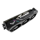 ASUS TUF Gaming X3 GeForce GTX 1660 Ti 6GB GDDR6 graphics card, top view, showcasing the heatsink