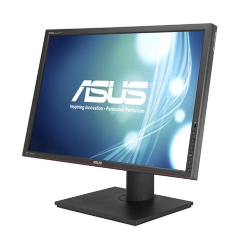 ProArt Display PA248Q, front view, tilted 45 degrees