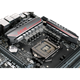 MAXIMUS VIII GENE motherboard, front view 