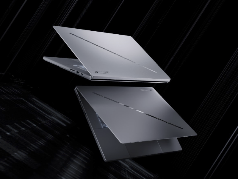 ROG Zephyrus G14 and G16 with grey cases