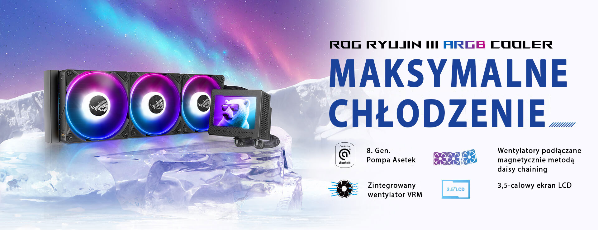 Baner ROG Ryujin III 360 ARGB