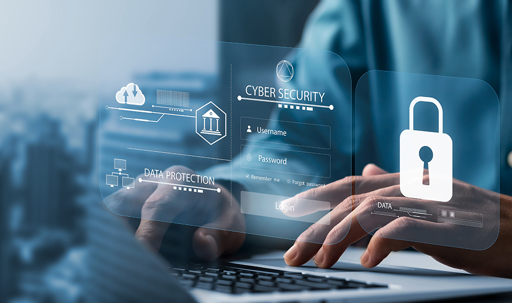 Row of security icons including a padlock with a gear, a USB flash drive with a prohibition sign, a monitor with a circular arrow, and a blacklist symbol, representing ASUS Control Center Express features for blocking unauthorized system access, disabling Registry Editor, blocking USB storage, automatic system reboots, and software blacklisting for enhanced IT security.