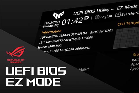 How to monitor and tune your PC through ASUS UEFI Bioses utility - EZ mode