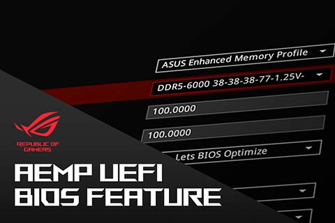 How to get more from non XMP DDR5 - ASUS AEMP UEFI Bioses feature guide
