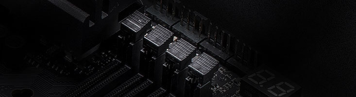 Photo de l'angle à 45 degrés du Q-DIMM.