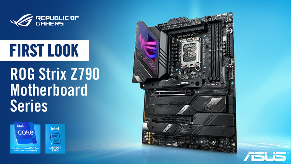 Image avec carte mère ROG Strix Z790-E