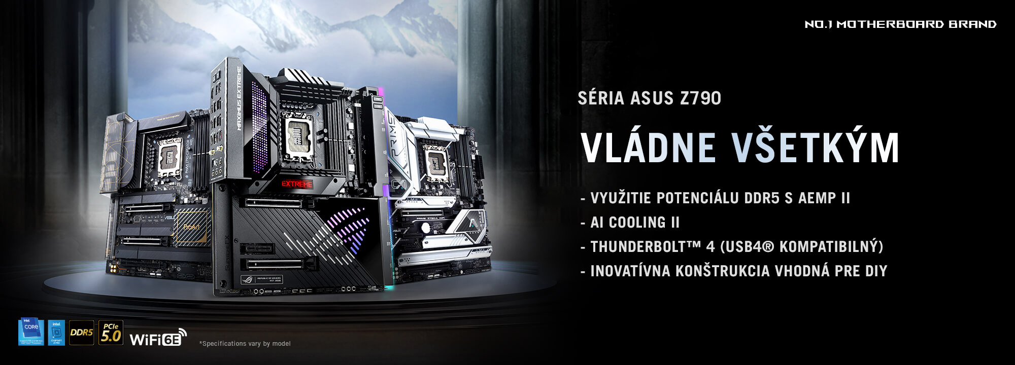 SÉRIA ASUS Z790 – VLÁDNE VŠETKÝM