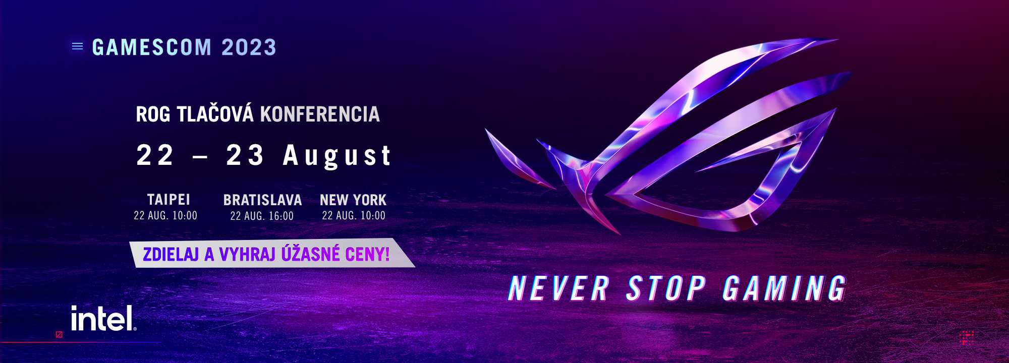 Banner akcie Gamescom