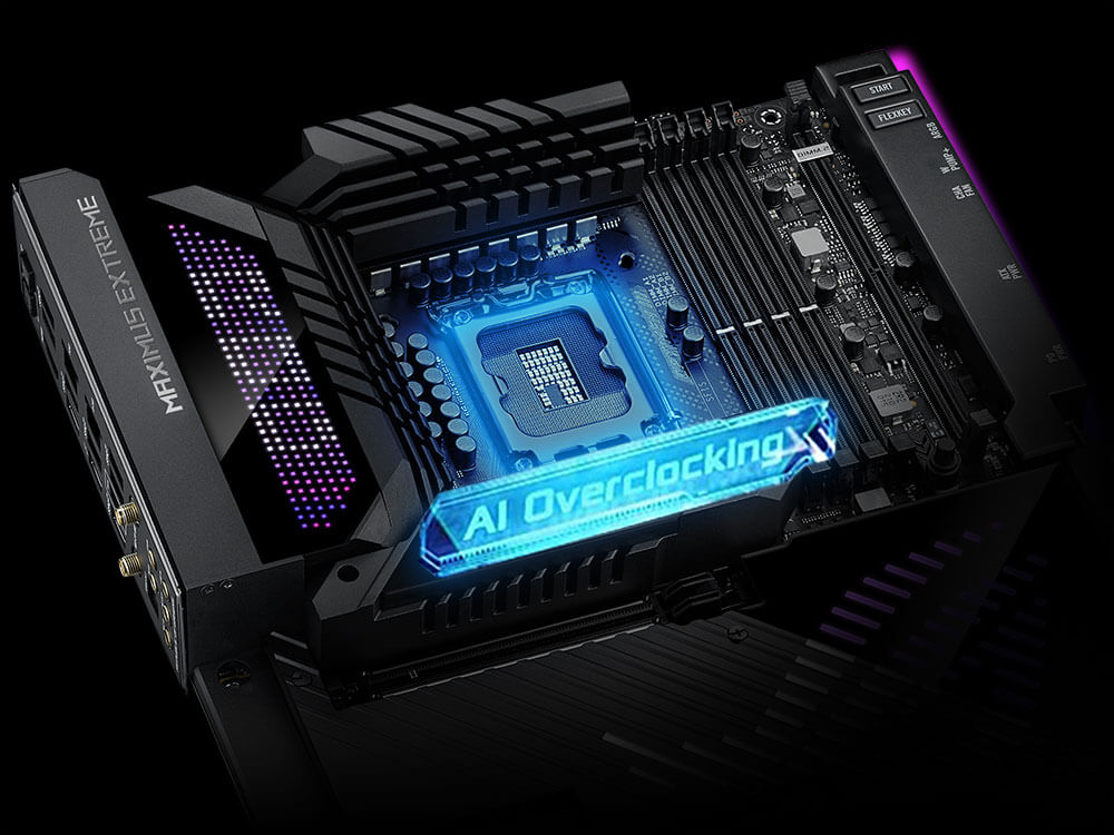 Ilustrácia obrázku pre technológiu ASUS AI Overclock na základnej doske ROG Z790