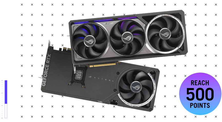 ROG Astral GeForce RTX™ 5080 16GB GDDR7 OC Edition, vista frontal y trasera